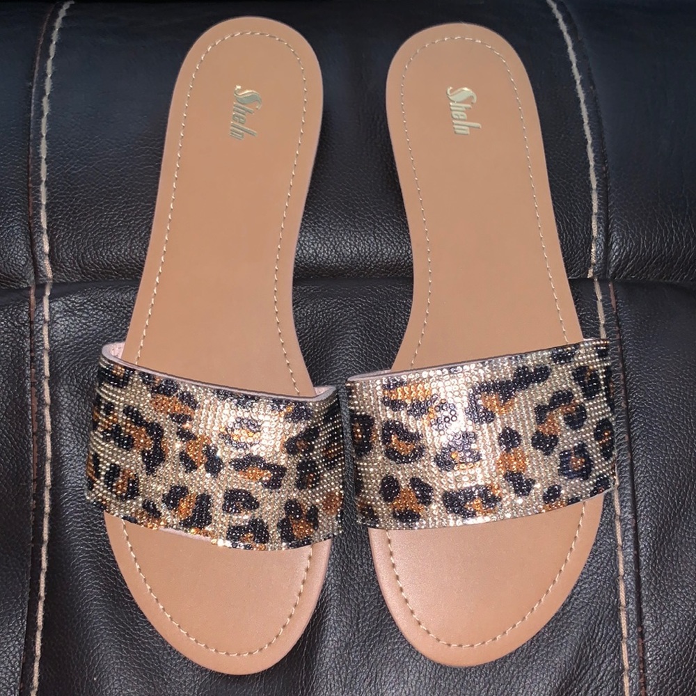 Cheetah sandals